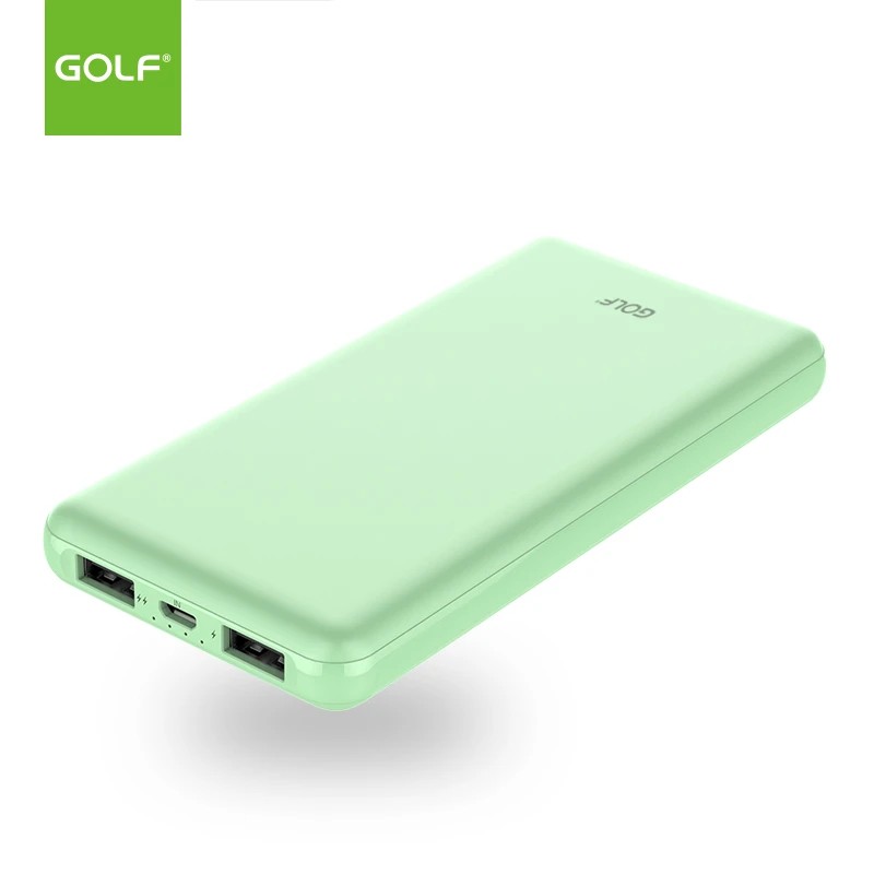 

Портативная Универсальная батарея Power bank GOLF G56 10000mAh Голубой
