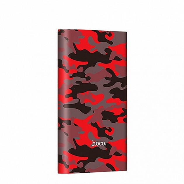 

Портативная Универсальная батарея Power Bank HOCO J9 Камуфляж 10000Ah Красный
