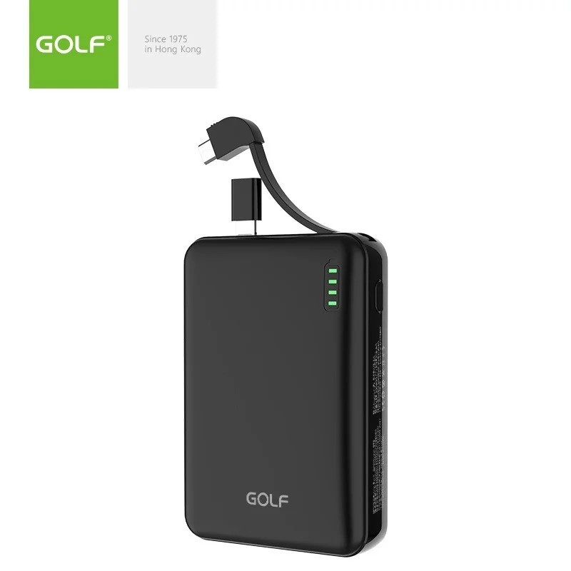 

Портативная Универсальная батарея Power bank GOLF G73 10000mAh Черный