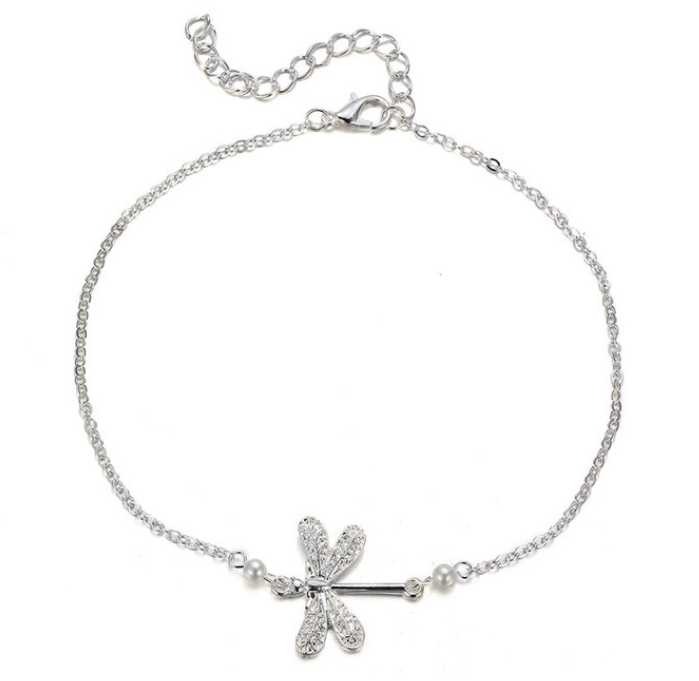 

Браслет на ногу (анклет) Primo Dragonfly Primo серебряный
