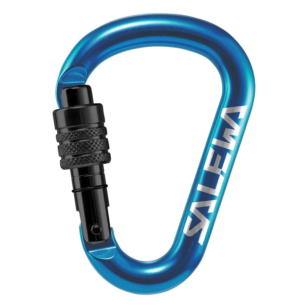 

Карабін Salewa HMS Screw G2 Small Black Blue синій