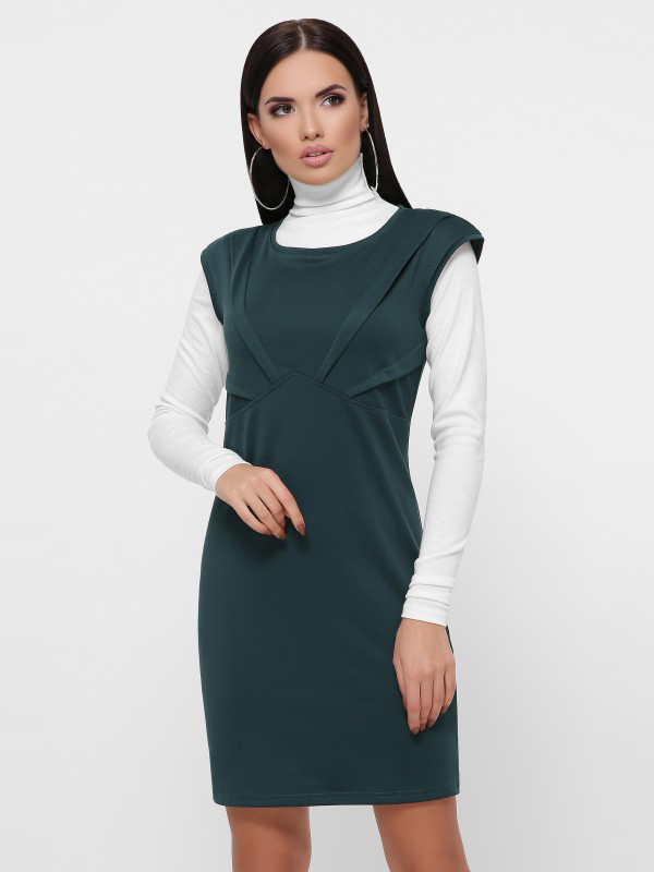 

Платье Fashion Up Latina PL-1804B 44 Темно-зеленое