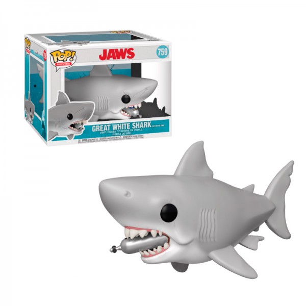 

Фигурка Funko POP! Jaws - Jaws with Diving tank Vinyl Figure, 38567, 10см