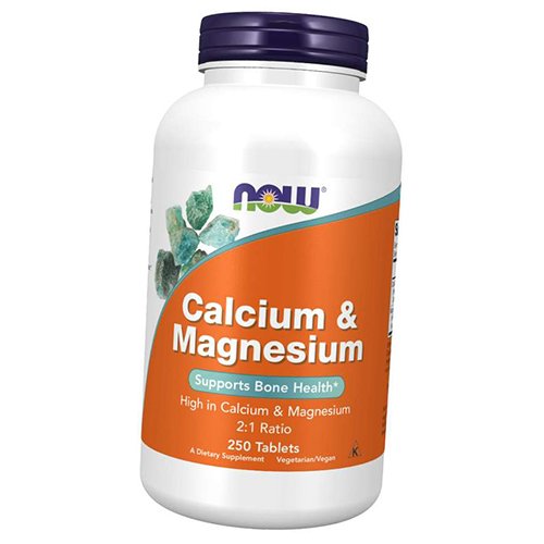 

Кальций Магний, Calcium & Magnesium Tabs, Now Foods 250таб (36128205)