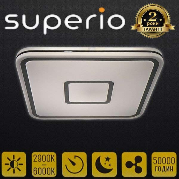 

Интерьерный светильник потолочный светодиодный с пультом ДУ Superio S02-90W-19