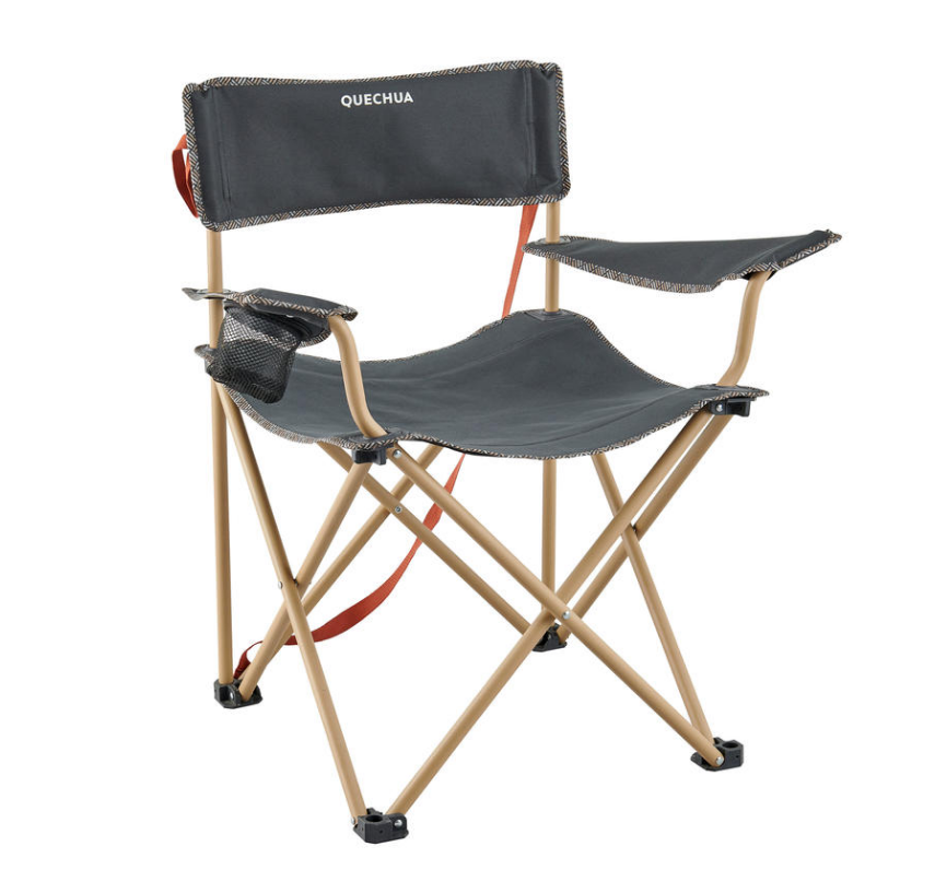 

Стул-кресло раскладной Quechua Basic Chair XL(8575772)