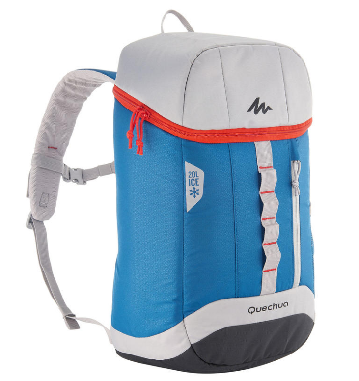 

Сумка–холодильник изотермический рюкзак 20 литров Quechua ICE Blue (8358099)