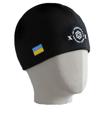 

Шапка мужская вязаная Oxygon Flag (FG-U) Чёрный,ТМ Oxygon Флаг Украины
