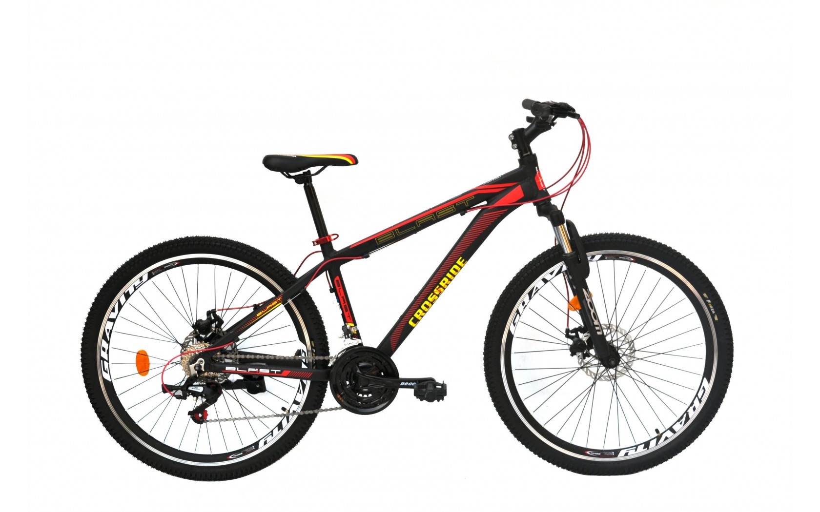 

Велосипед 26 "AL Crossride Blast, черный / красный (0190-red)