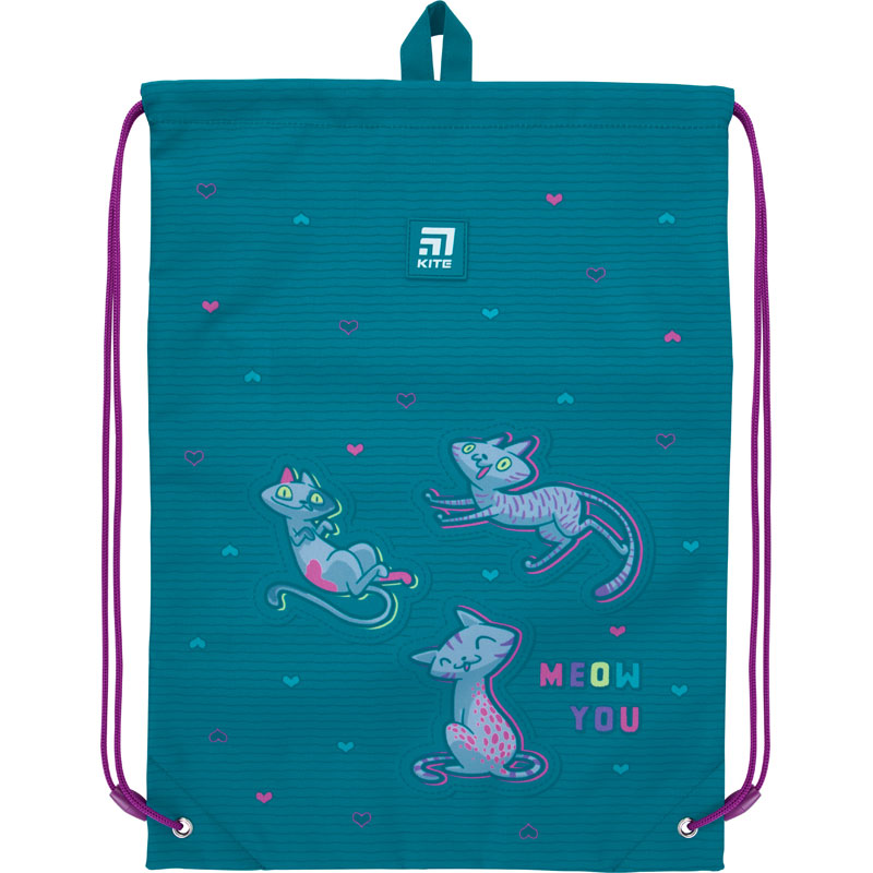 

Сумка для обуви Kite Adorable 46x33 см Синяя (47861)