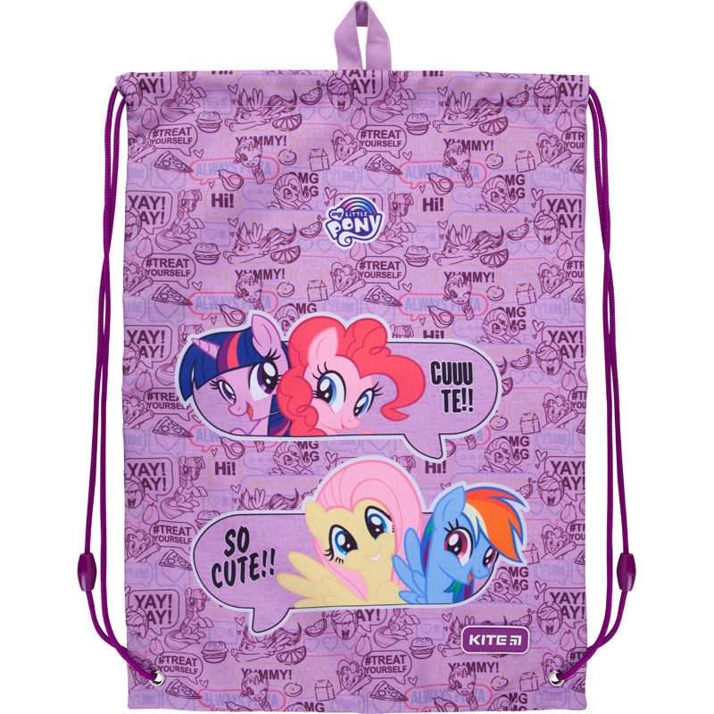 

Сумка для обуви Kite My Little Pony 46x33 см Сиреневая (47837)
