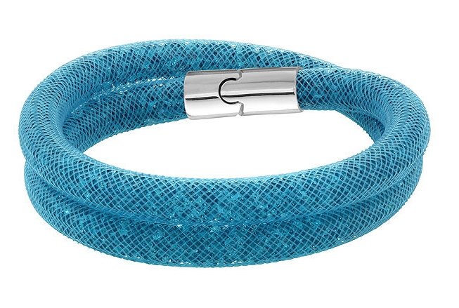 

Swarovski Браслет женский Stardust Blue Double Bracelet (S: 38 cm)