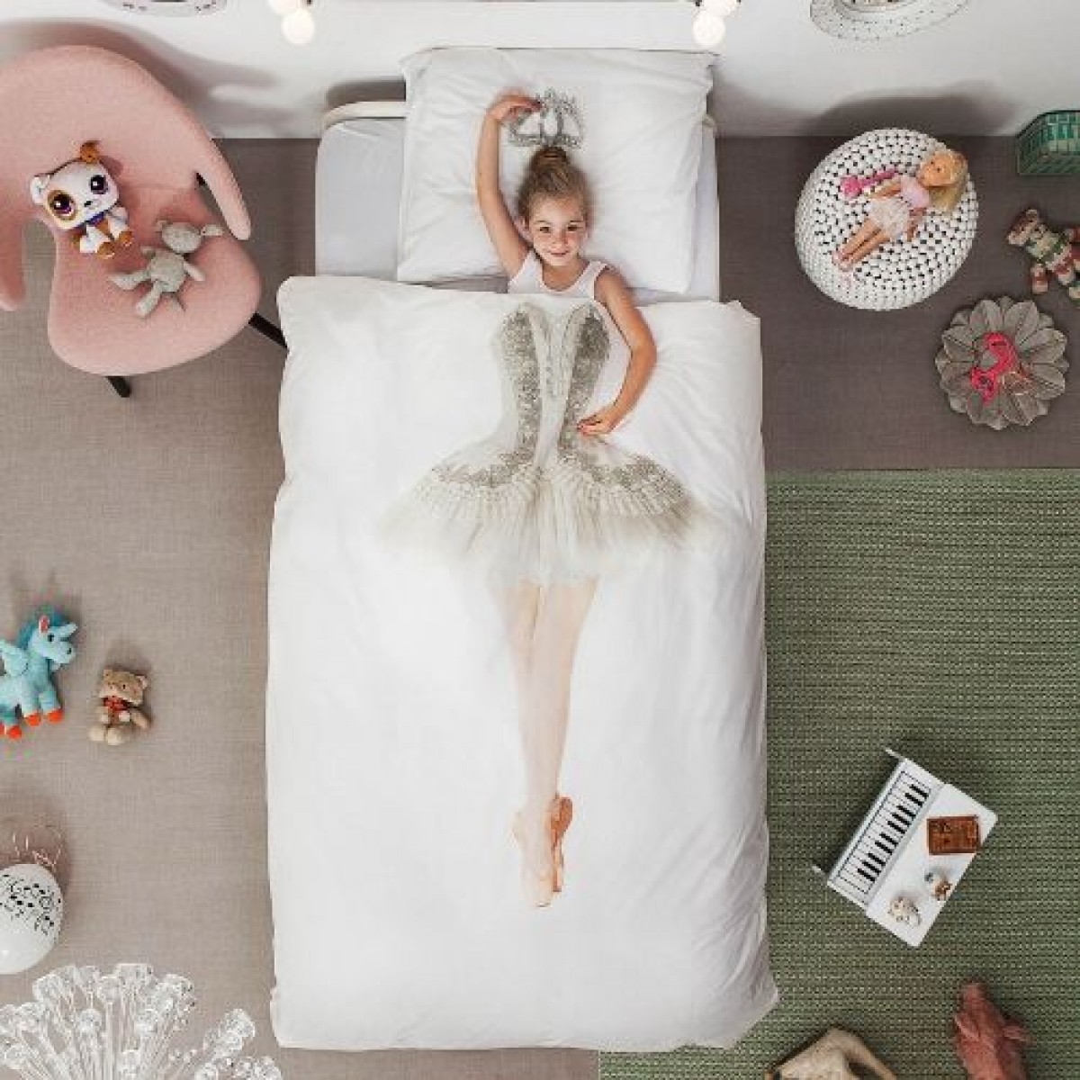 

Постельный комплект SNURK Ballerina белый