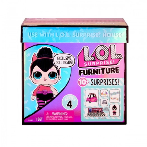 

Игровой набор с куклой L.O.L. SURPRISE! серии "Furniture" - ПЕРЧИНКА С АВТОМОБИЛЕМ N