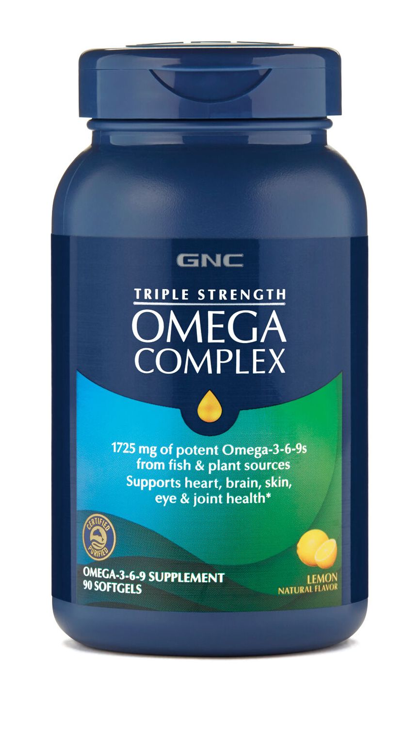 

Специальный продукт GNC Triple Strength Omega Complex 90 капсул (4384303375)