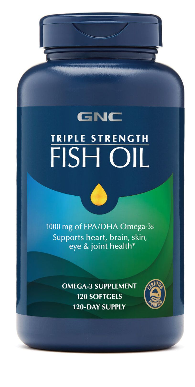

Специальный продукт GNC Triple Strength Fish Oil 120 капсул (4384303391)