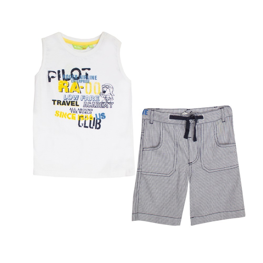 

Костюм : Майка и шорты Losan Mc baby boys (017805303/001) Белый 2 Years-92 см