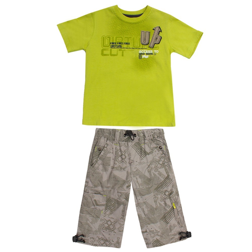 

Костюм : Футболка и шорты Losan Mc baby boys (015802203/20) Ярко-зеленый 2 Years-92 см