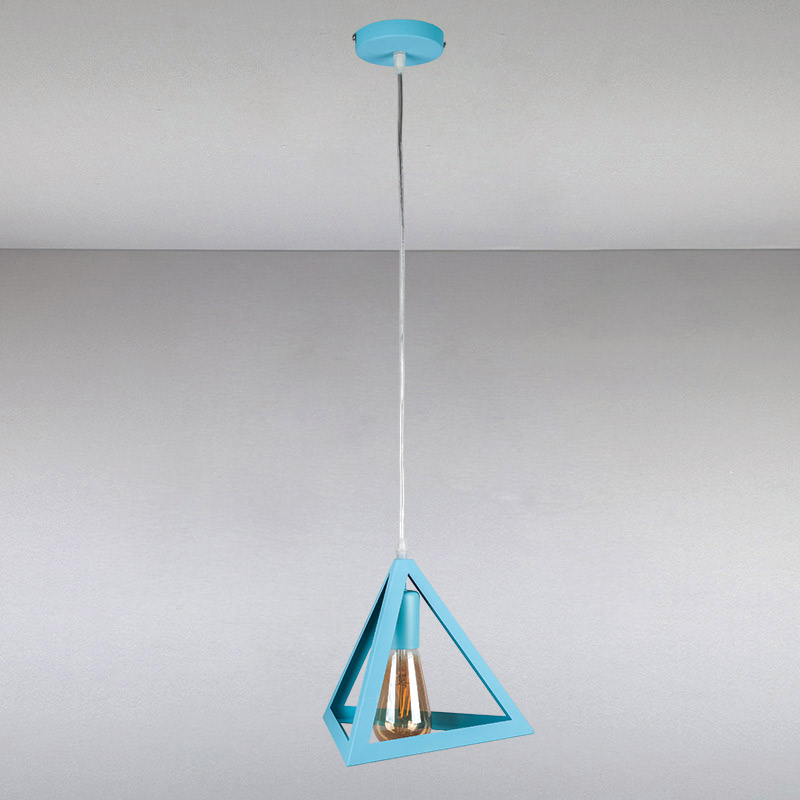 

Люстра подвесная Light House LS-14021/1 BL голубая