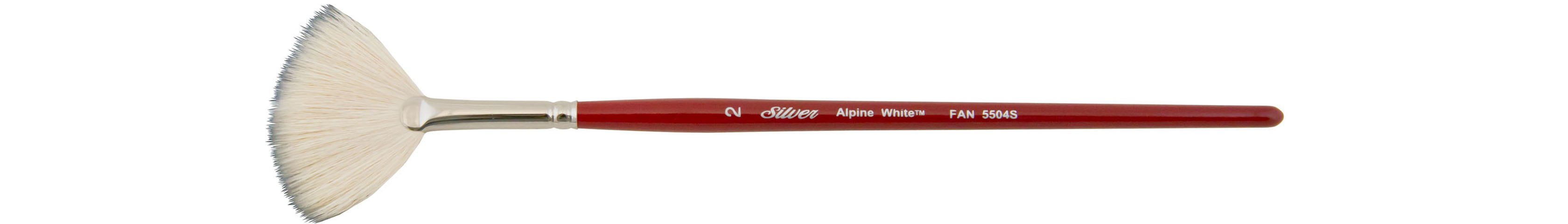 

Кисть Silver Brush Alpine White 5504S №2 коза веерная