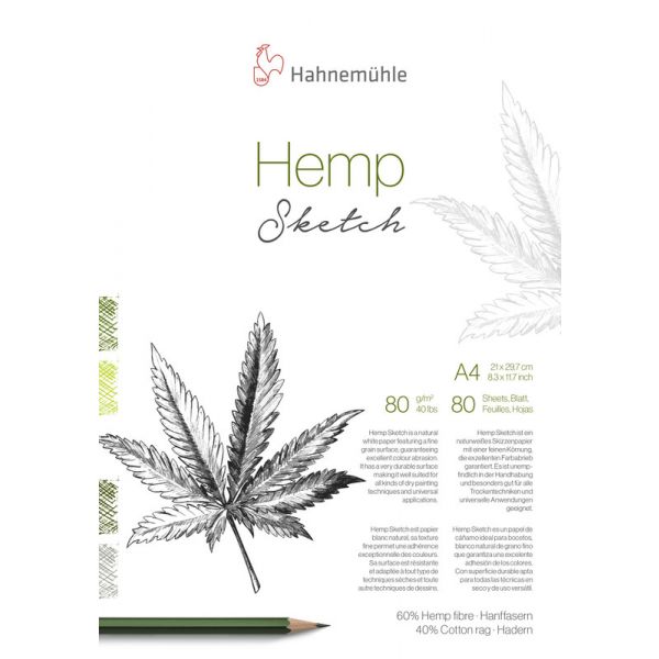 

Альбом для эскизов Hahnemuhle Hemp Sketch 80 г/м², А4, 80 листов