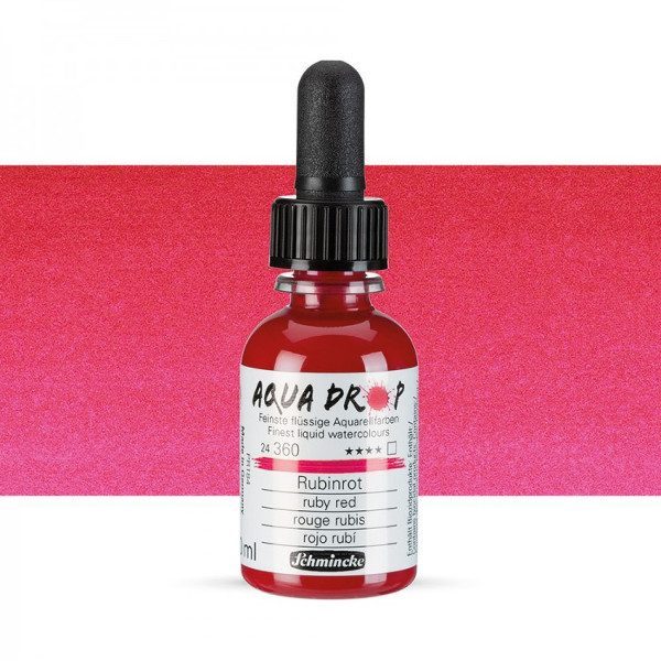 

Жидкая акварельная краска Schmincke AQUA DROP 30 мл, ruby red