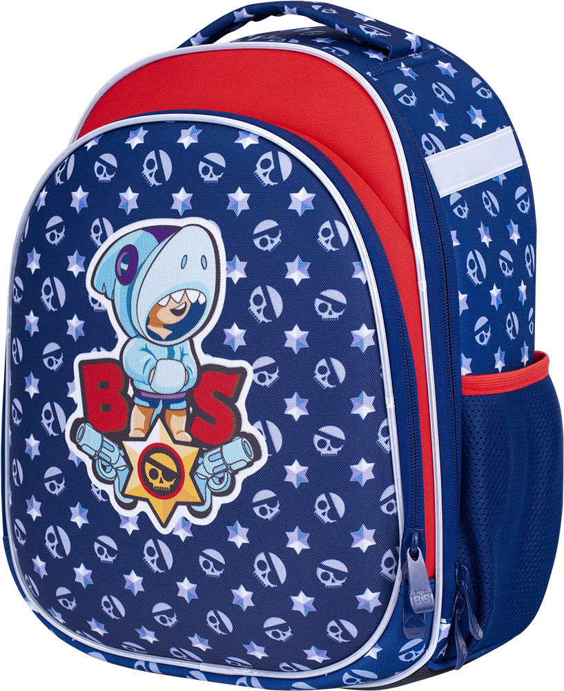 

Рюкзак каркасный школьный BS AS1 Leon Shark 39x30x17 см 24 л (501021017)