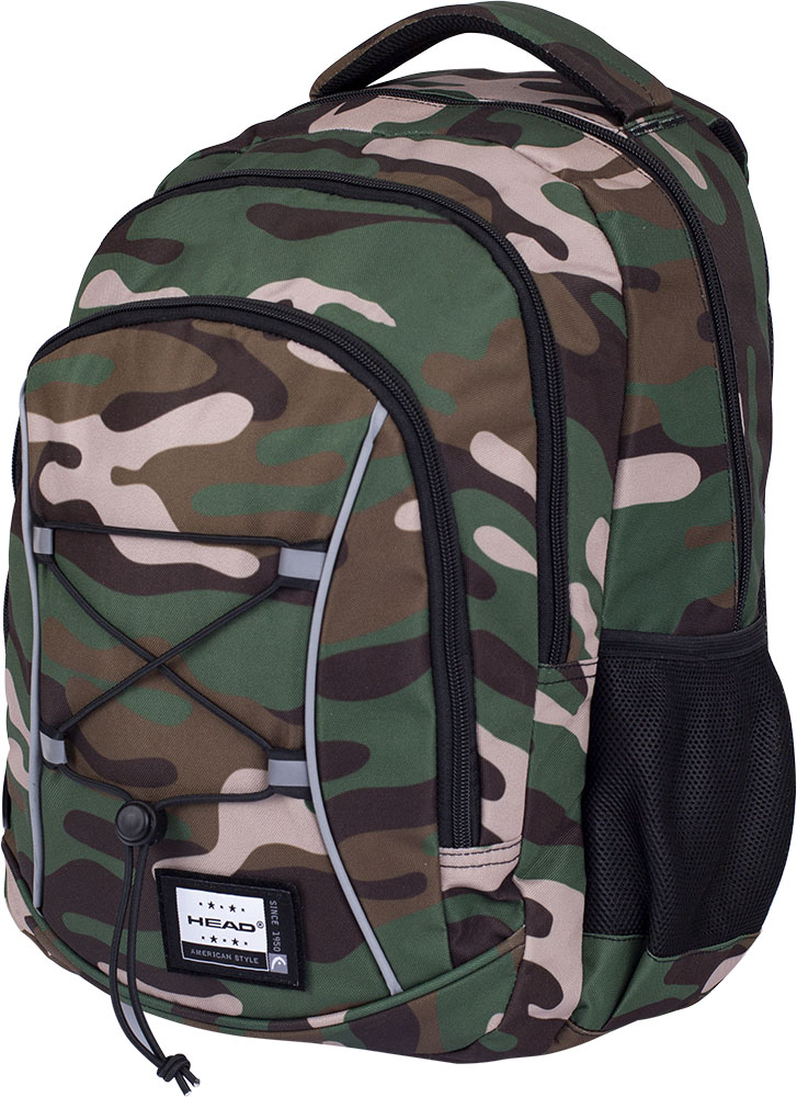 

Рюкзак подростковый Head AB300 Military 39x28x15 см 20 л (502021567)