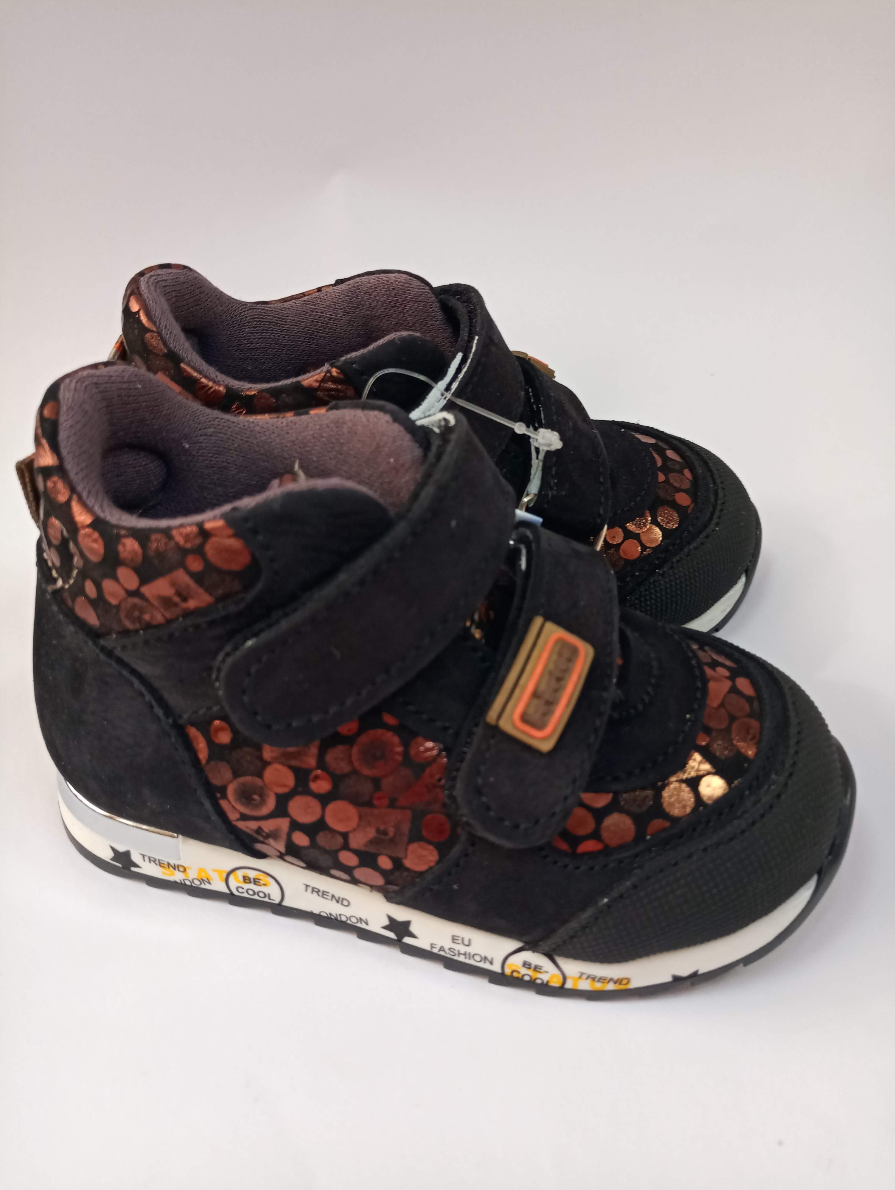 

Черевики з супінатором Bebetom 70.83.584 19 Чорні