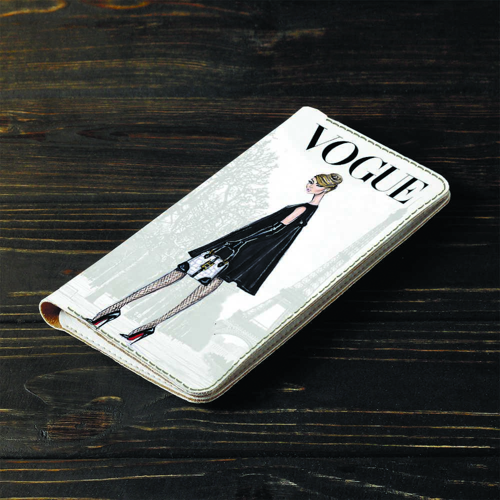 

Портмоне Fisher Gifts Duo 114 Девушка VOGUE 7 экокожа