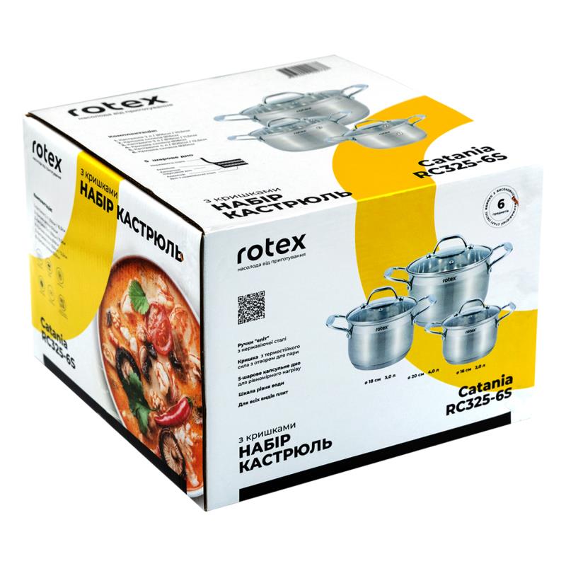 

Набор кастрюль Rotex RC325-6S Catania