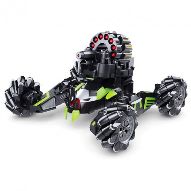 

Боевая интерактивная стрляющая машинка танк на управлении с руки и пульта