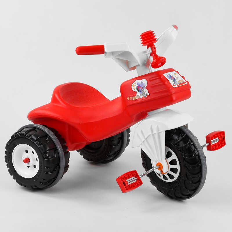 

Велосипед трехколесный Pilsan с клаксоном, в кульке Red/White (102780)