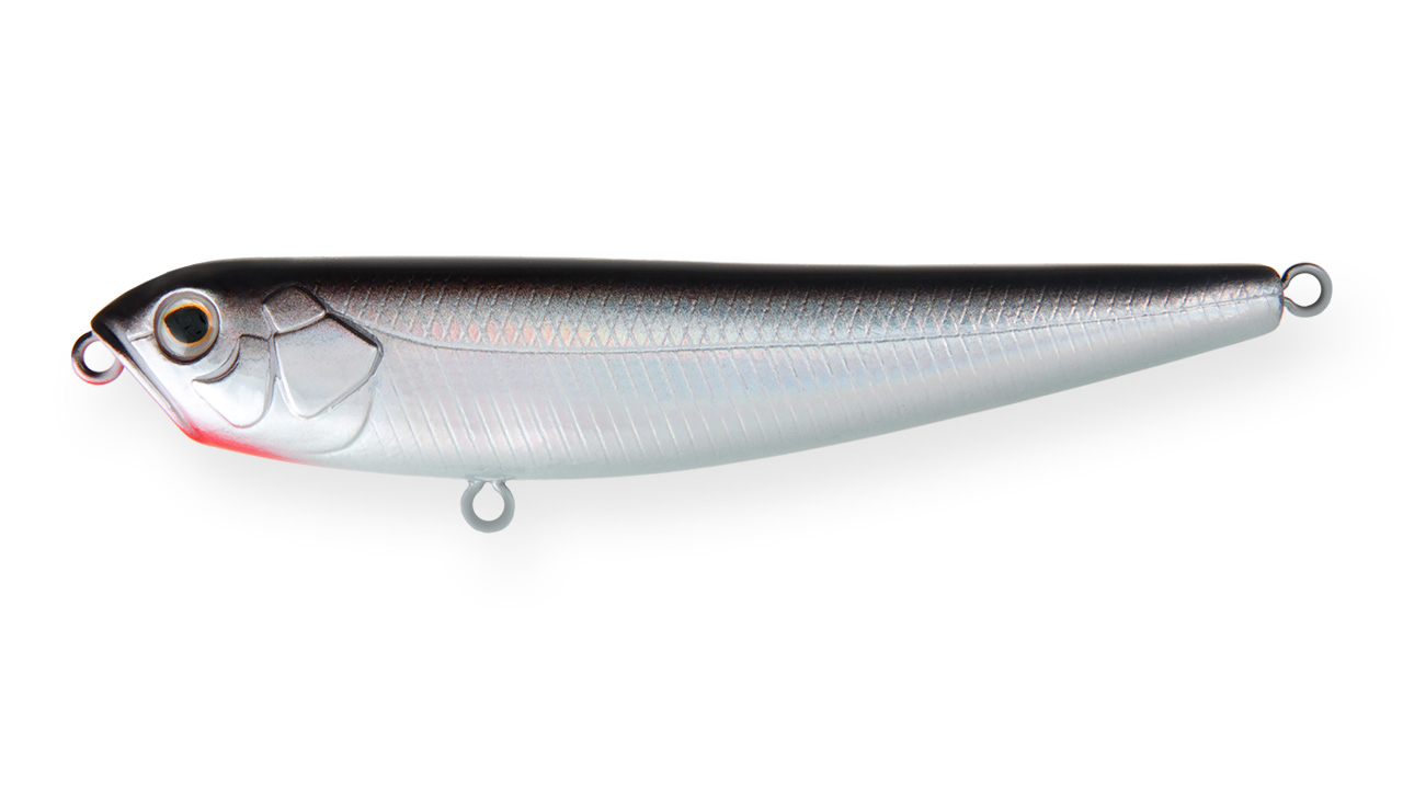 

Воблер Волкер Strike Pro Hot Dog 65, 65 мм, 4,2 гр, Поверхностный, цвет: A010-EP Black Back Silver, (EG-030A#A010-EP) (82596)