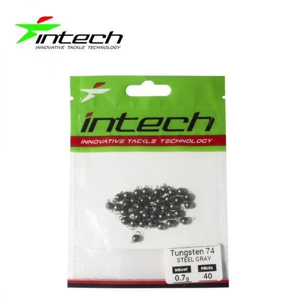 

Разборной груз Intech Tungsten 74 Steel Gray PACK (3.0g (40шт))