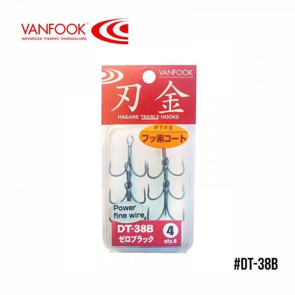 

Крючки Vanfook тройные DT-38B Zero Black (#16 (7шт))