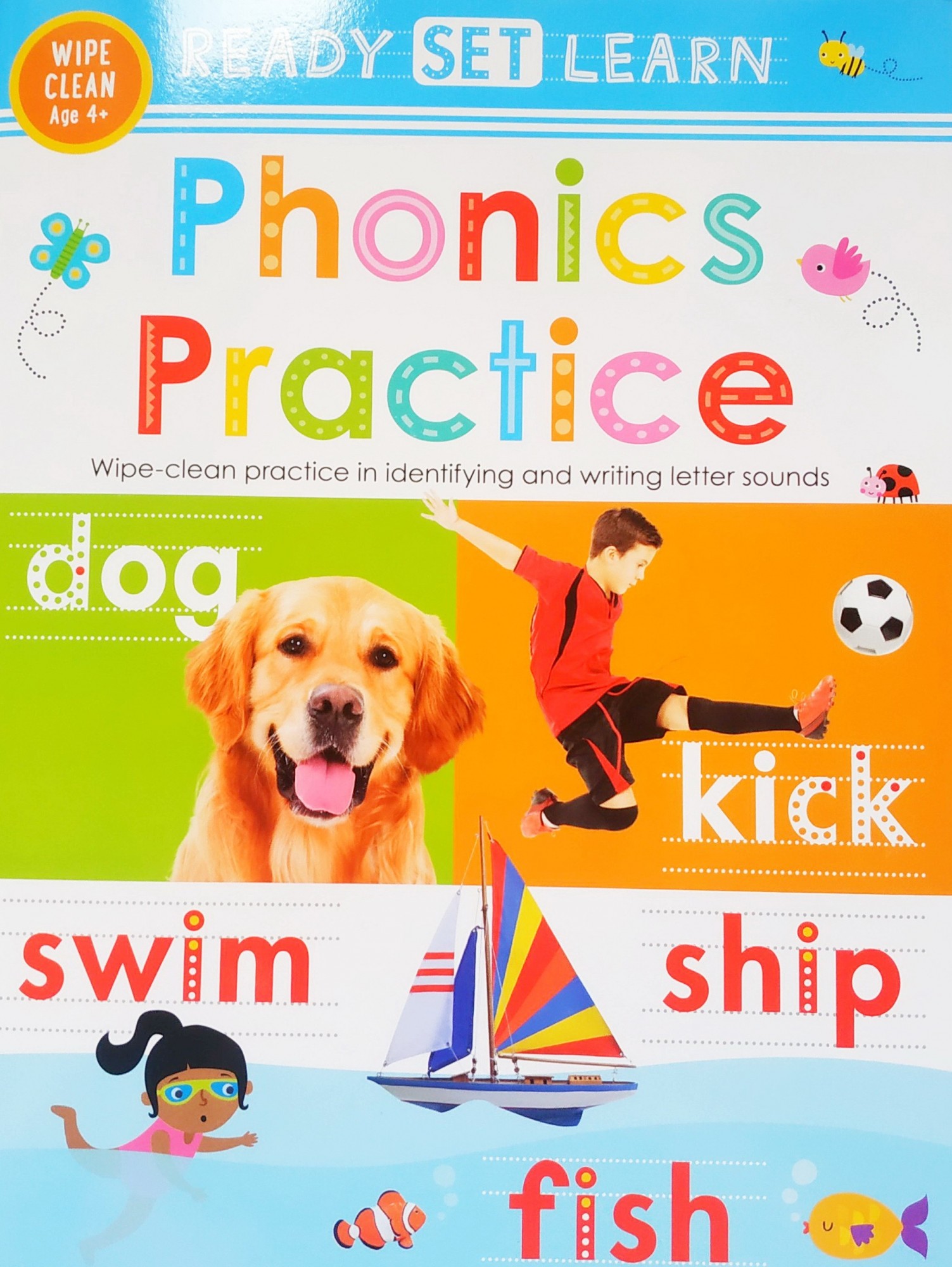 

Книга на английском Wipe Clean. Phonics Practice