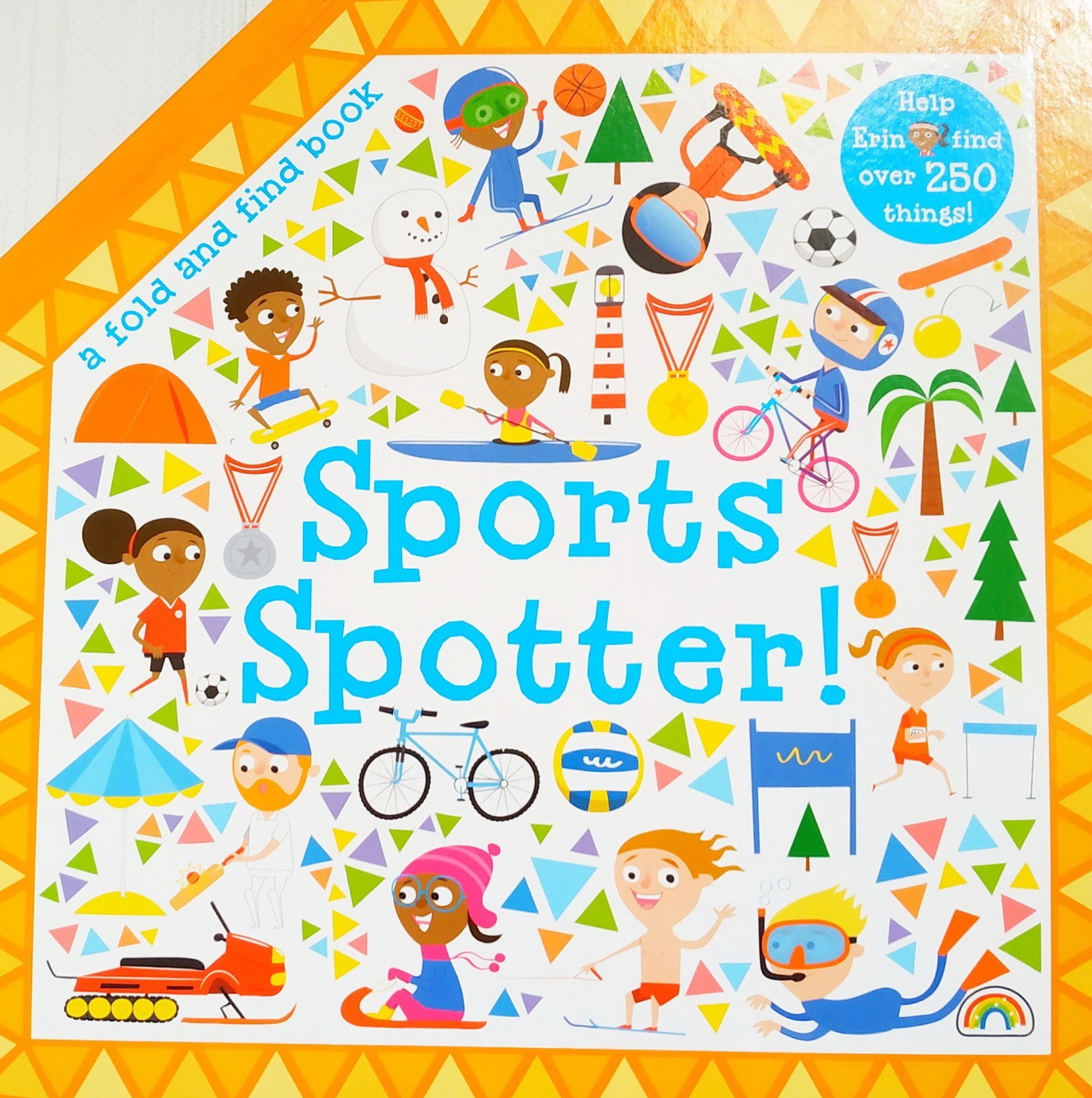 

Книга на английском Fold and Find. Sports Spotter