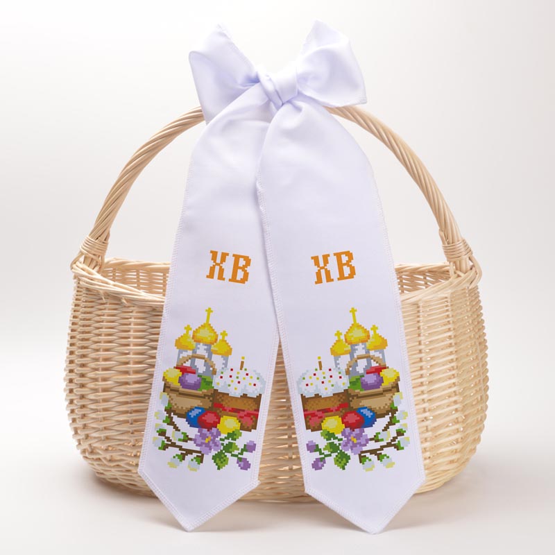 

Набір для вишивки нитками Барвиста Вишиванка Великодній бант 11х145 (ТР533дн1199i)