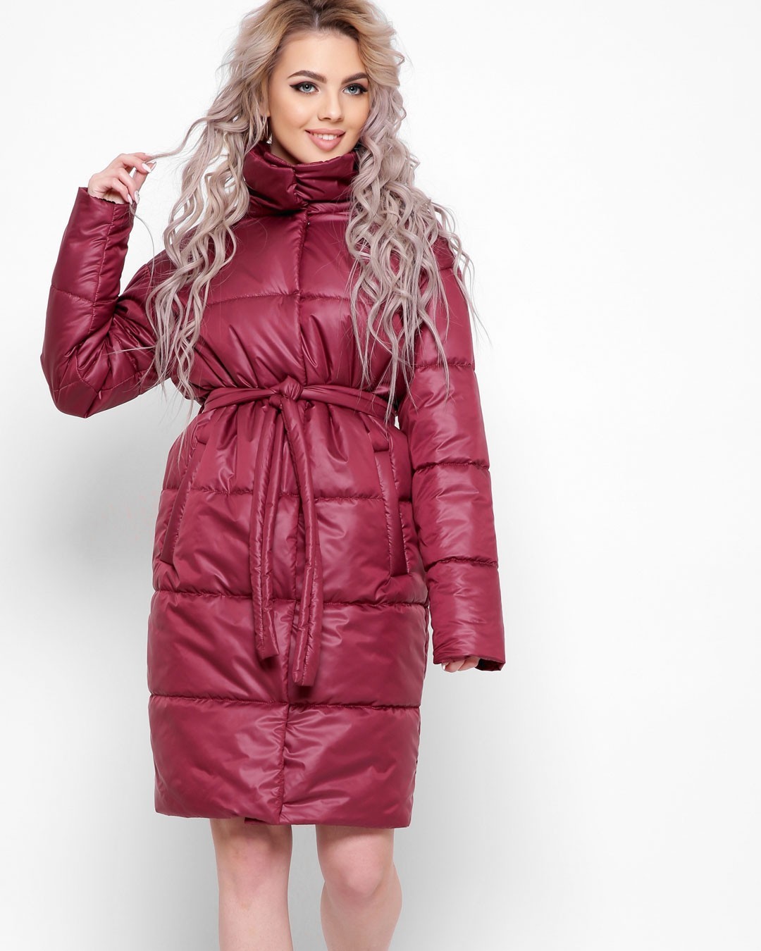 

Куртка удлиненная размер 44 марсала. X-Woyz LS-8890-16