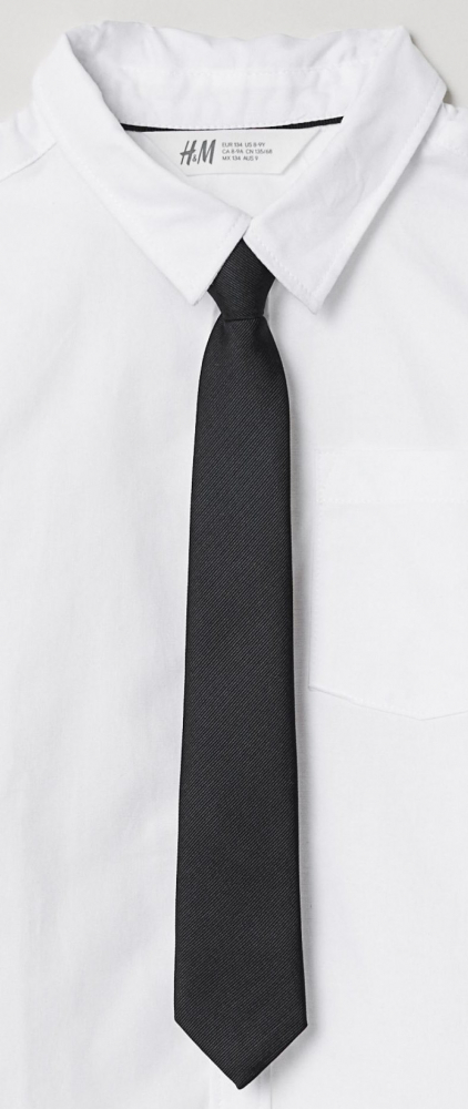 

Галстук H&M 0632224005 122 СМ One Size Черный 58843
