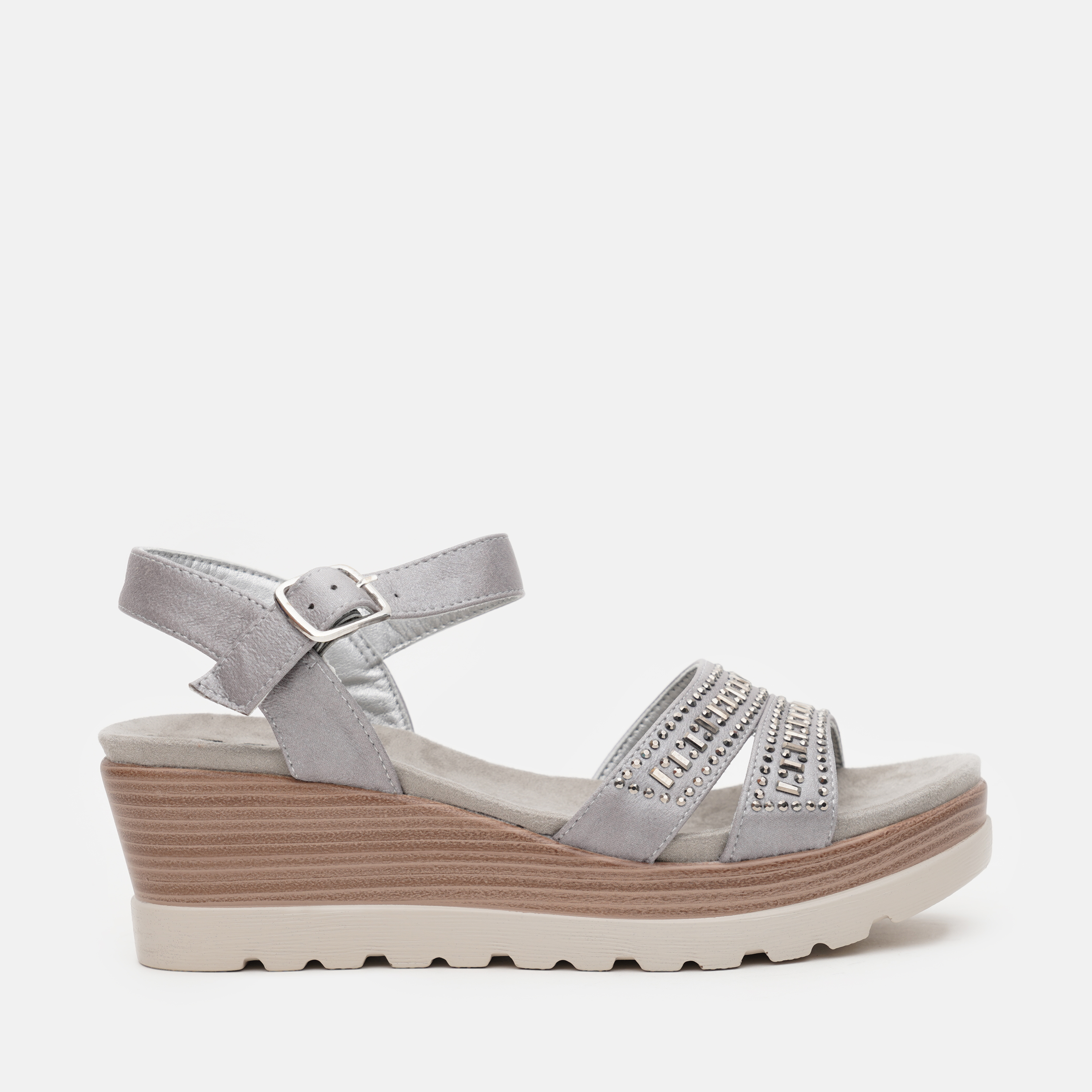 

Босоножки XTI Beige Textile Ladies Sandals 48860-18 39 24.5 см