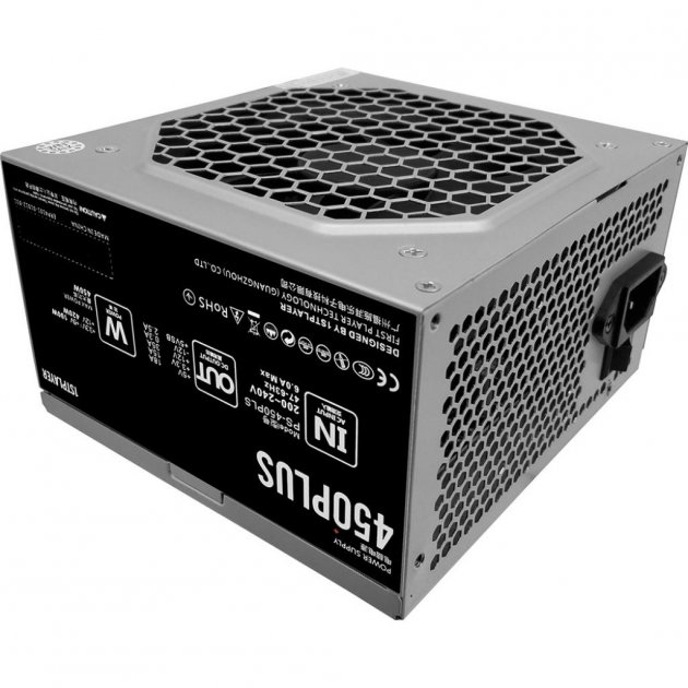 

Блок питания 1STPLAYER PS-450PLS 450W FAN 12cm Bulk