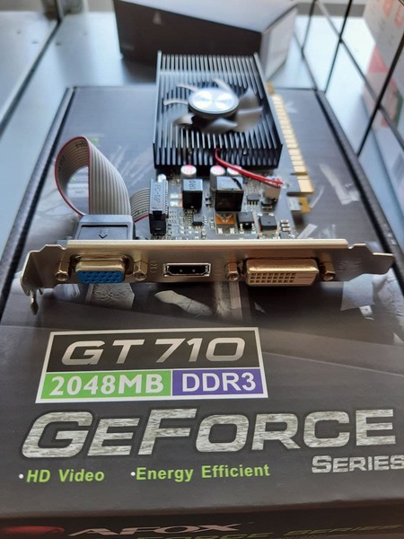 

Видеокарта AFOX GeForce GT710 2GB DDR3 (AF710-2048D3L1-V2)