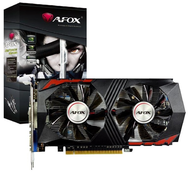 

Видеокарта AFOX 2Gb DDR5 128Bit AF750TI-2048D5H5-V7 PCI-E