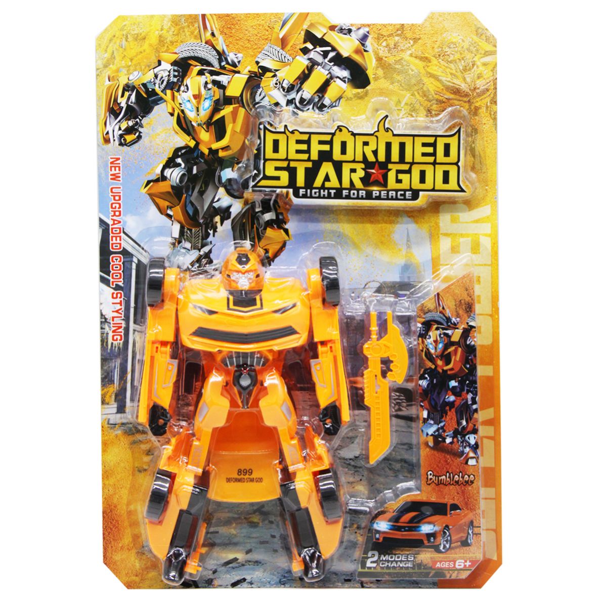 

Трансформер Star God желтый Ziyu Toys (688-3) (161575)