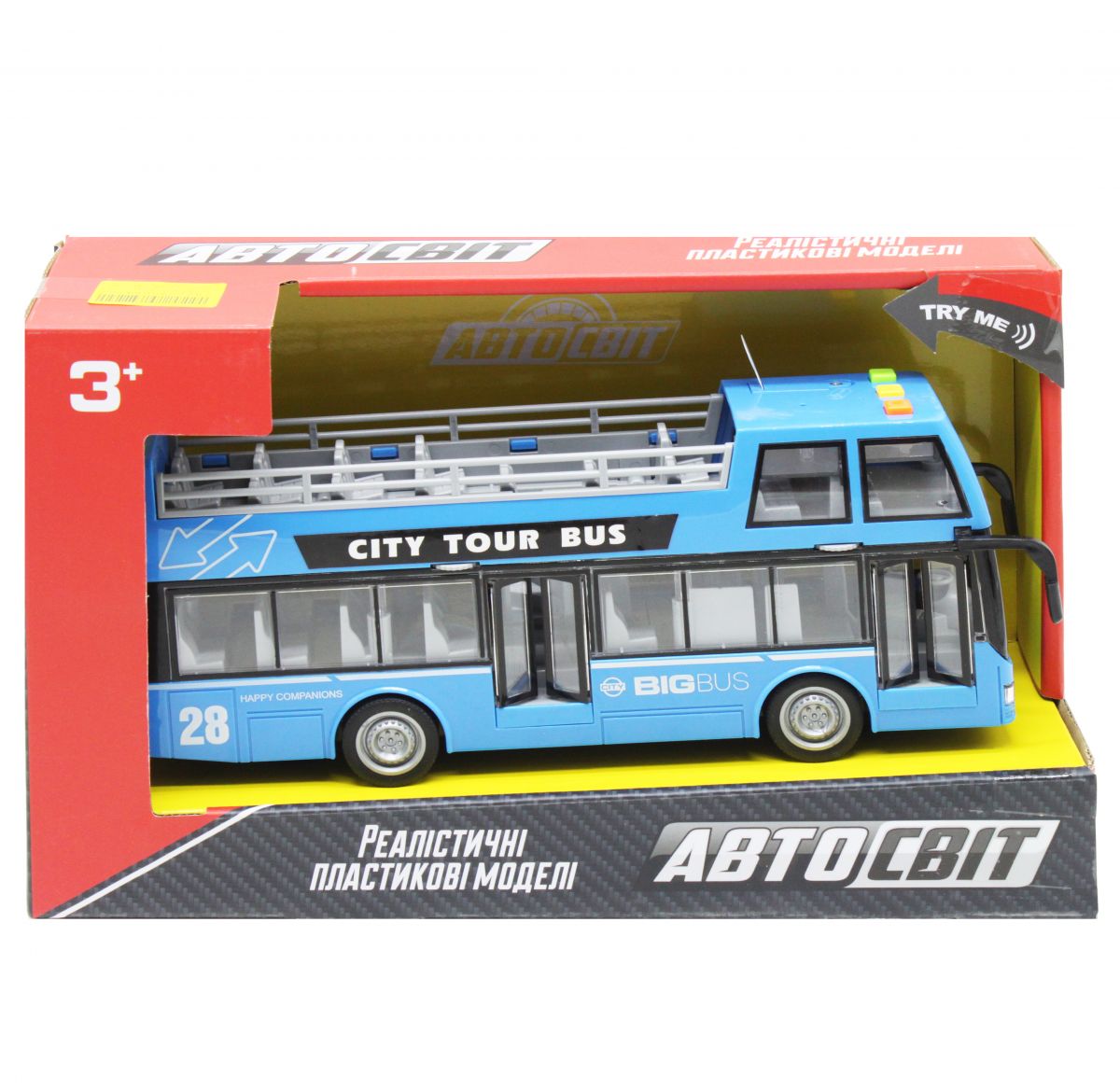 

Автобус Автосвіт голубой MiC (AS-2627) (162724)