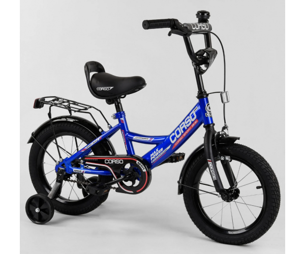 

Велосипед двухколесный CORSO MaxPower CL-14004 14", Синий