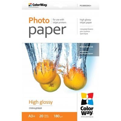

Бумага ColorWay A3+ (ПГ180-20) (PG180020A3+)