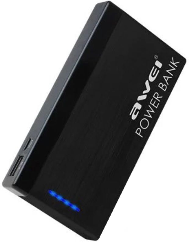 

Портативная батарея 10000 mAh AWEI P95K Black